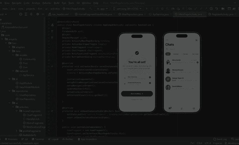 LiveChat project background